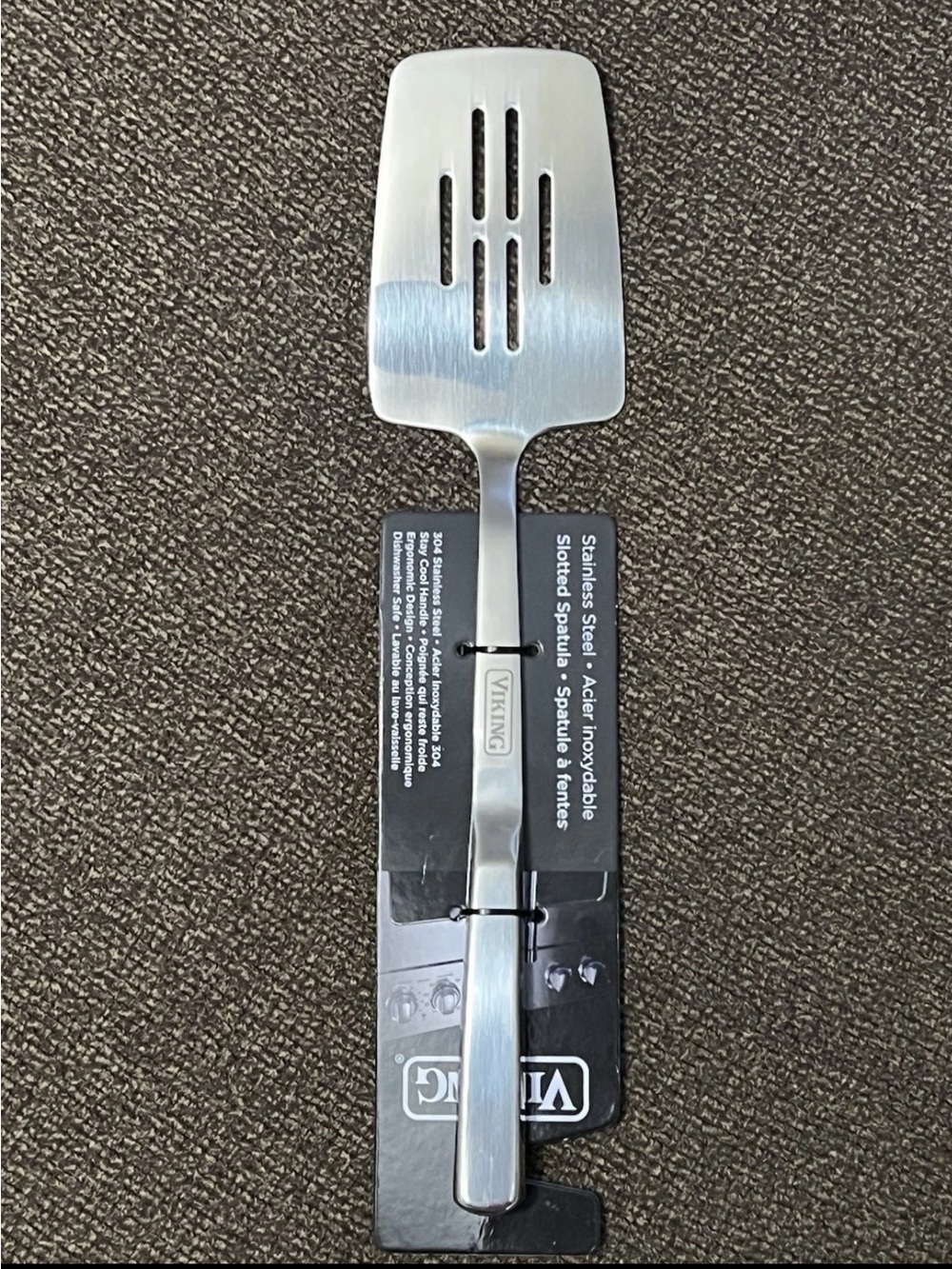 Viking Stainless Steel Slotted Spatula - Silver